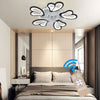 50W LED Ceiling Fan Light Dimmable Living Room Chandelier Lamp W/ Remote Control