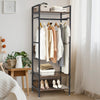 Heavy Duty Clothes Rail Storage Adjustable Garment Stand Hanging Display Shelf