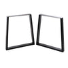 Industrial Metal Legs Furniture Feet Trapezoid Shaped Stand for Table Desk Bench