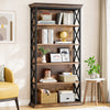 71'' Tall Bookshelf, 6-Tier Floor Standing Bookcase with Open Storage Shelves