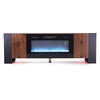 70'' TV Stand for TVs Living Room Entertainment Unit TV Cabinet Insert Fireplace
