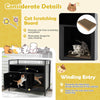 Cat Litter Box Enclosure Hidden Cat Washroom-Coffee SVE10236DKPV