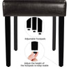 Dining Room Chairs Set of 2/4/6 Faux Leather Kitchen Chair Set with Wooden Legs
