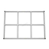 Garden Shed Pent Roof 4X6FT Metal Free Foundation Base Storage House Grey