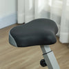 Folding Exercise Bike 8-Level Magnetic Heart Rate Sensor Home Gym Grey Black