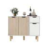 Living Room Sideboard Storage Cabinet with 2 Doors 2 Drawers TV Stand Cabinet