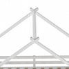 Tipi Kids Bed Frame Wood Teepee Bed House Tent Bed Girls Boys Bedroom Furniture
