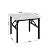 Folding Dining Table Kitchen Table Tea Coffee Space Saving Motorhome Playroom