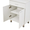 Wooden Tall Cabinet Cupboard Kitchen Living Room Side Table Storage with Doors