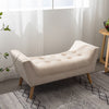 Chenille Tufted Button Footstool Hallway Shoe Bench Bed End Chair Window Seat