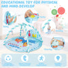 4-in-1 Baby Kick and Play Piano Gym Infant Toddler Activity Play Mat with Toys