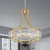 Elegant K9 Crystal Glass Chandelier 5-Light Ceiling Pendant Lighting Fixture E14