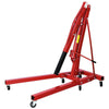 2 Tonne Hydraulic Foldable Engine Crane Hoist Lift Lifter Jack Stand Red Carbarn