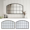Large Window Style Wall Mirror Home Decor Rustic Art Room Hallway Arched Mirrors