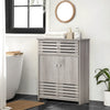 Grey Bathroom Under Sink Cabinet Basin Storage Cupboard Vanity Unit Furniture