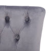 Padded Pouf Stool Vanity Chair Bedroom Dressing Desk Makeup Button Backrest Seat
