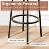 Set of 2 360° Swivel Bar Stools Height Adjustable Kitchen Stools 74/61cm