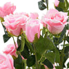 Artificial Rose Bush Tree Potted Plant Pink Faux Flower Home Decor Garden 150cm