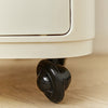 Square Plastic Cabinet Floor Standing Moving Storage Unit Bedroom Bathroom Chest