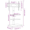 SVV Corner TV Stand 3-Tiers for 32-65 Inch Black