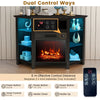 Fireplace TV Stand for TVs up to 50 Inches Electric Fireplace Insert LED Lights
