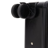 Wheeled Black Suitcase Cabin Trolley Bag Hand Luggage Carry On Travel Case