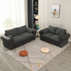 Luxury 2, 3 Seater Linen Fabric Couch Sofa Corner Chaise Settee Living Room Set