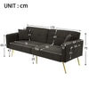 Sofa Bed Sleeper Fabric Love Seat Sofa Couch Sofa Settee for Living Room Grey