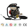 Portable 110BAR Petrol Powerful Pressure 8M Jet Washer Engine 1590 PSI & Barrel