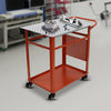 36*24*36 in Welding Table 600lbs Load Capacity Steel Welding Workbench on Wheels