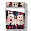 Mickey Minnie Duvet Cover Set Bedding Set Single Double King Size Pillowcase