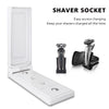 Illuminated Bathroom Mirror 800 x 600 With LED Bluetooth Shaver Socket Demister