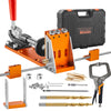 Pocket Hole Jig Kit Joinery Woodworking System Adjustable Depth with Clamp