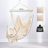 Hammock chair,hanging rope swing chair with2cushions, for indoor and outdoor use