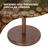 Solid Wood Coat Stand Heavy Duty Freestanding Hallway Coat Rack Tree w/ 12 Hooks
