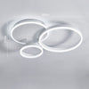 Square/Ring LED Ceiling Lamp Cool White Light Chandelier Fixture Bedroom Living