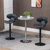 Adjustable Swivel Bar Stools Set of 2, Barstools for Counter Bar, Grey