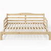 Pull Out Wooden Day Bed Sofa Frame with Trundle Guest Bed Pine 3FT Single