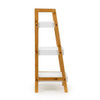 Ladder Shelf Bookcase 3 Tier Storage Shelving Unit Display Stand Wall Rack Moder