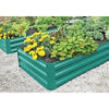 Garden Raised Bed Galvanised Steel Outdoor Planter Pot Flower Herb Box 2 pieces