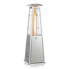 Patio Gas Heater Portable Tabletop Propane Burner w/ Reflective Cover & Pad