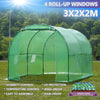 Walk-in Greenhouse 3mx2m Polly Tunnel Patio Garden Outdoor Polytunnel Frame