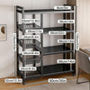 Kitchen Storage Cart Microwave Holder/Fruit Basket Rack Shelf Stand w/ Wheels