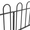 Spear/Ball Top Iron Wrought Yard Garden Privacy Fence Panel Outdoor Wall Railing