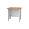 Wooden Drop-leaf Dining Table and Stools Foldable 4 Seater Kitchen Furniture Set