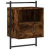 Bedside Cabinet Wall-mounted, Storage Cabinets for Living Room, P7E4