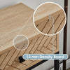 Console Table 2 Drawer Wooden Shelf Hallway Storage Side Desk Furniture Bedroom