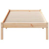 Long Bed Frame without 80x220 Solid Wood Pine G5U4