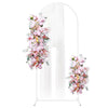 Large Arched Door Wedding Arch Background Flowers Balloons Stand Metal Frame