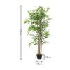 Large Artificial Bamboo Tree Indoor Home House Plant 150cm 5' 5ft Tall in Pot